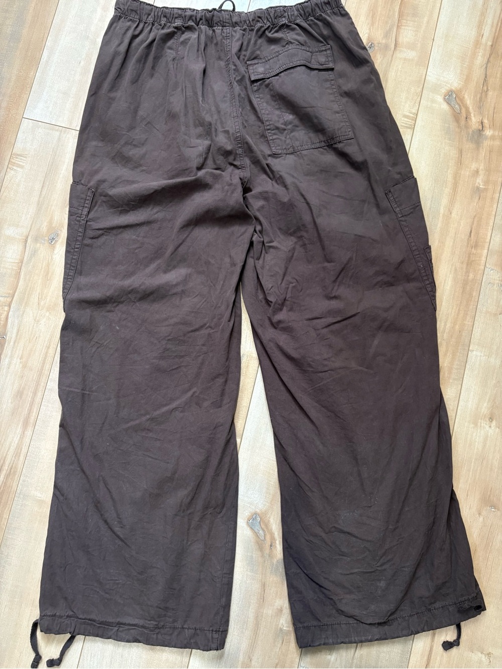 Jaded London Brown Wide-Leg Cargo Pant - Picture 3 of 3